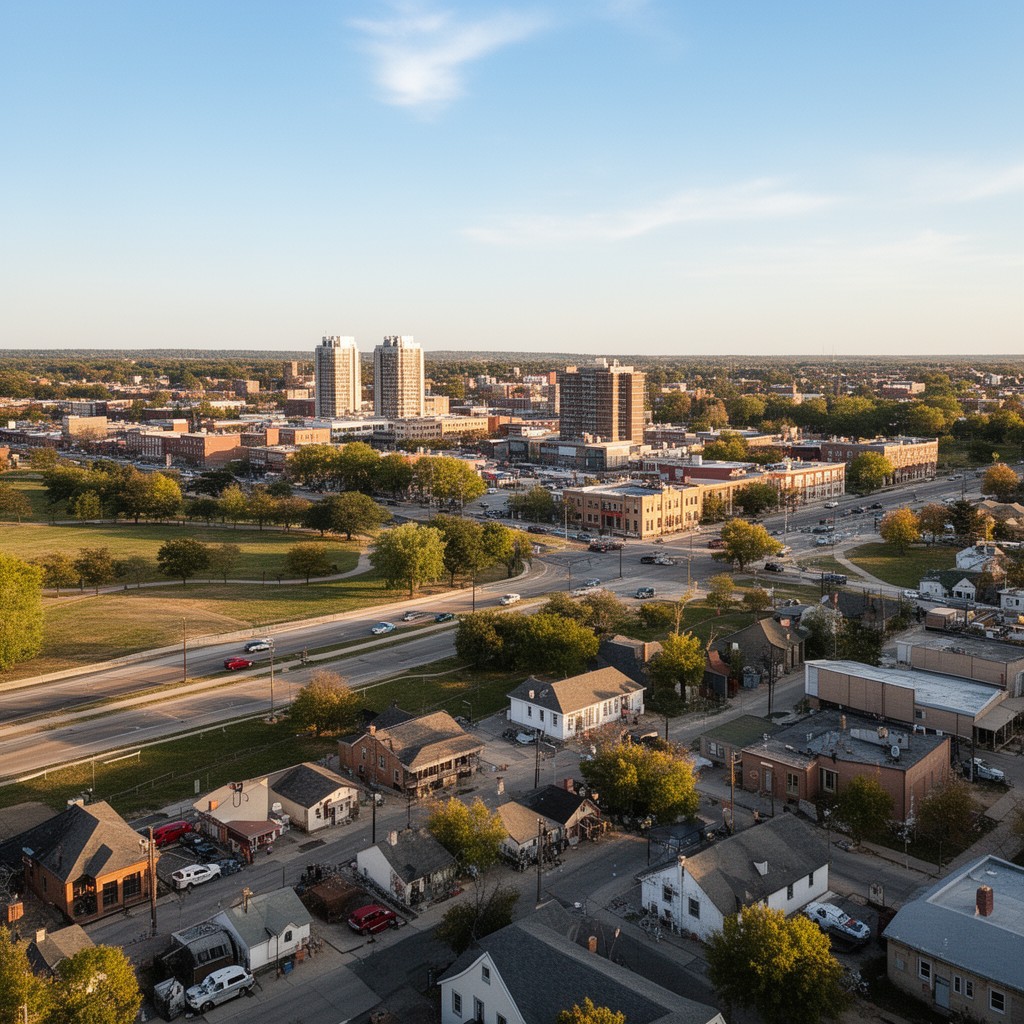 AI-generated illustration of Olathe, Kansas