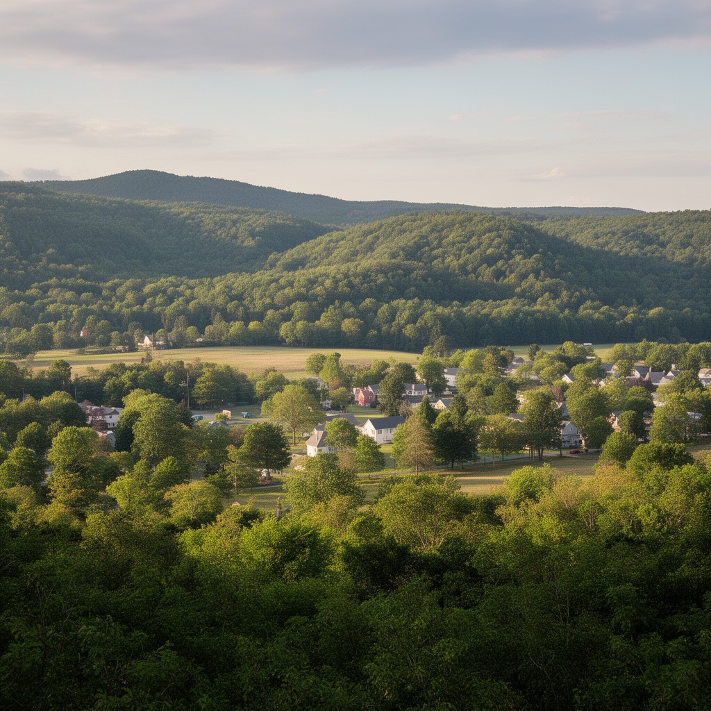 AI-generated illustration of Windham County, Vermont