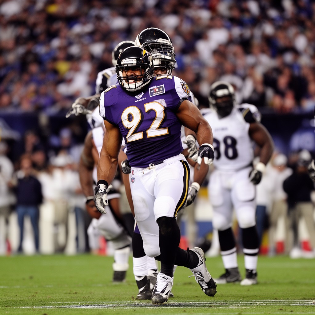 AI-generated illustration of Ray Lewis