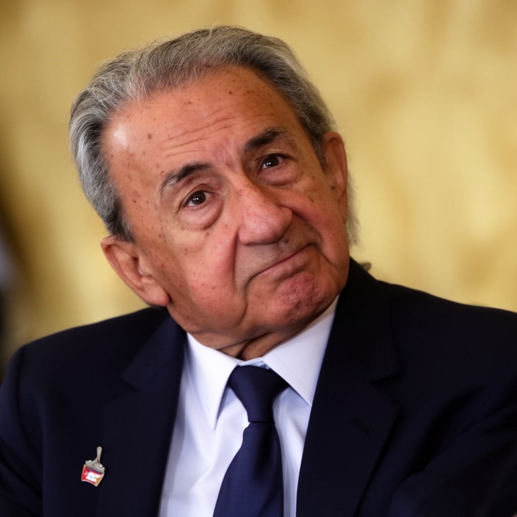 AI-generated illustration of Raúl Castro