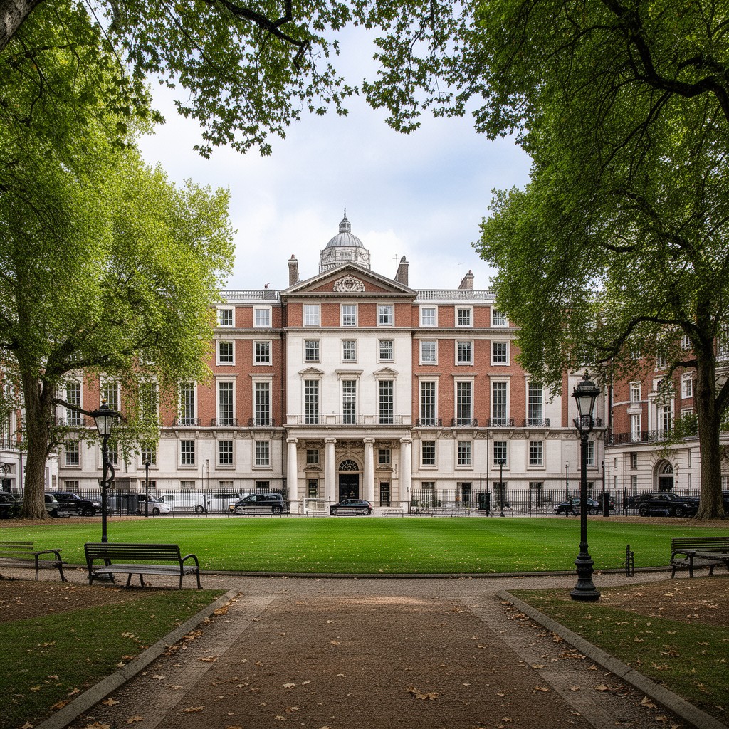 AI-generated illustration of St James's Square, London