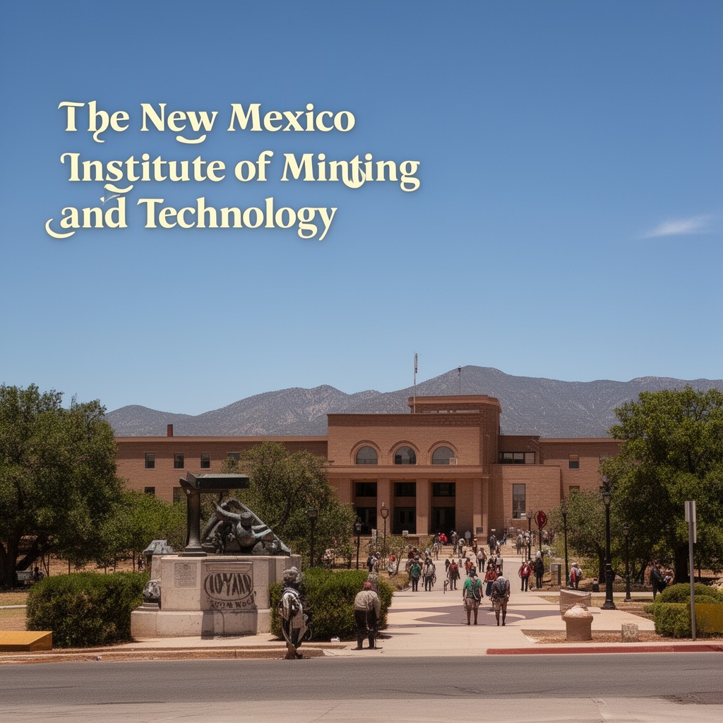AI-generated illustration of New Mexico Institute of Mining and Technology (in Socorro)