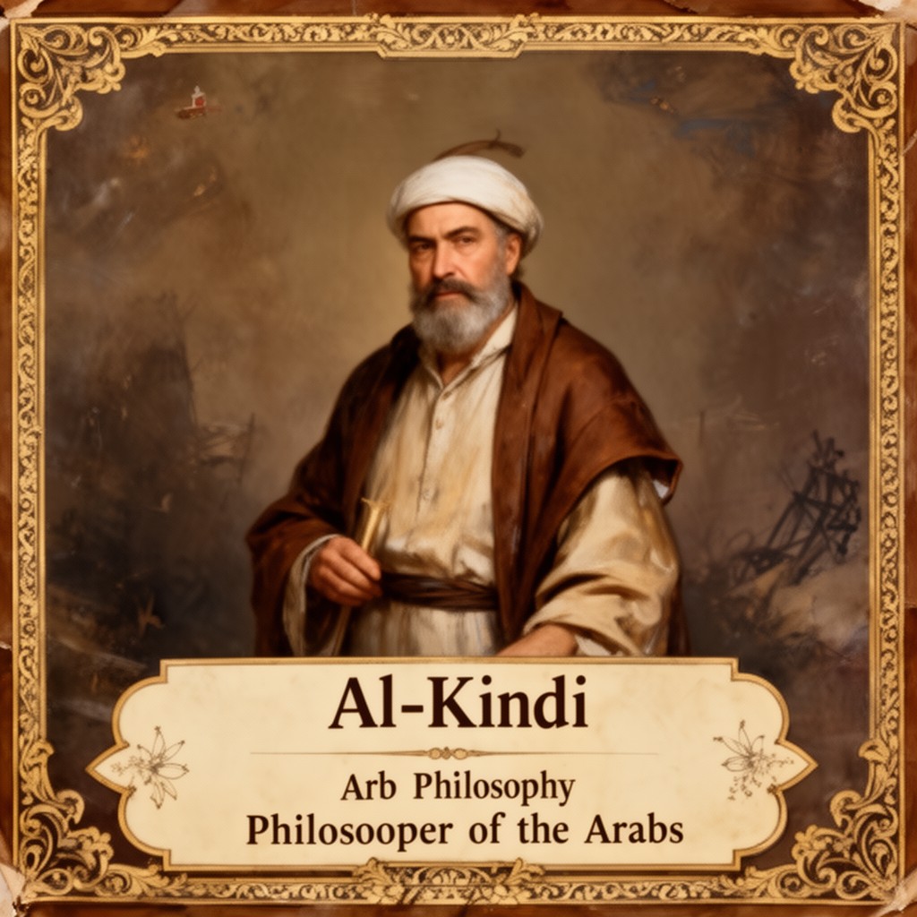 AI-generated illustration of Al-Kindi