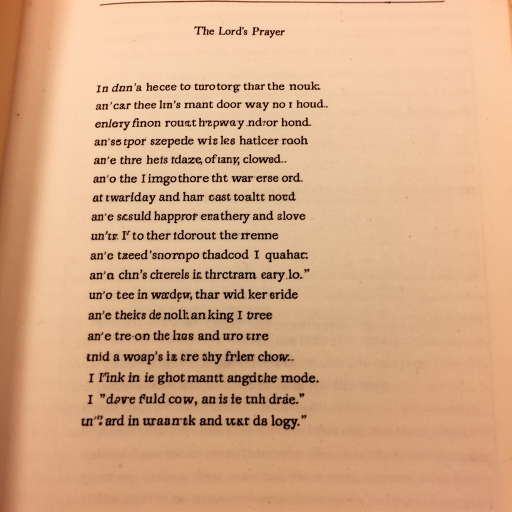 AI-generated illustration of Lord’s Prayer