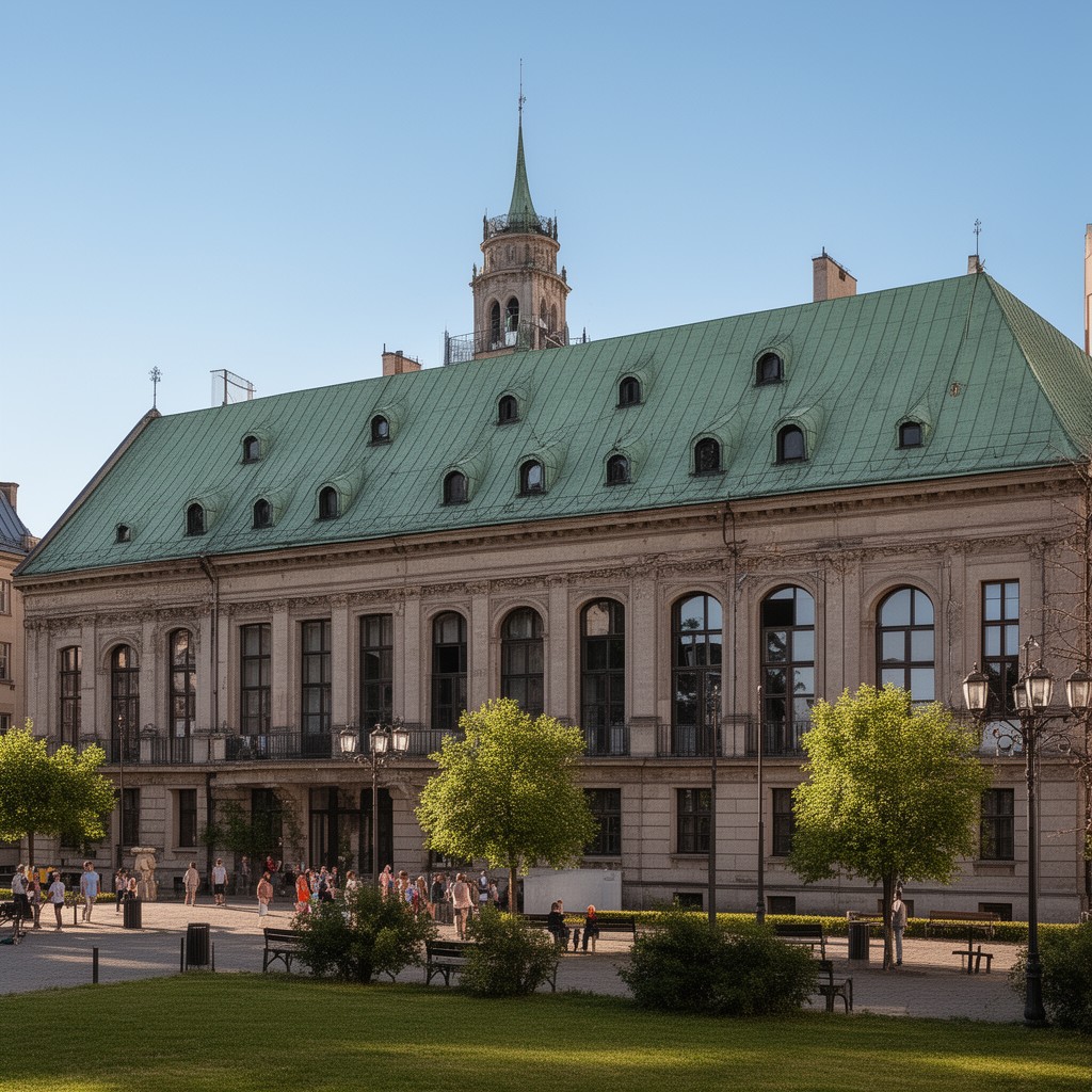 AI-generated illustration of University of Łódź