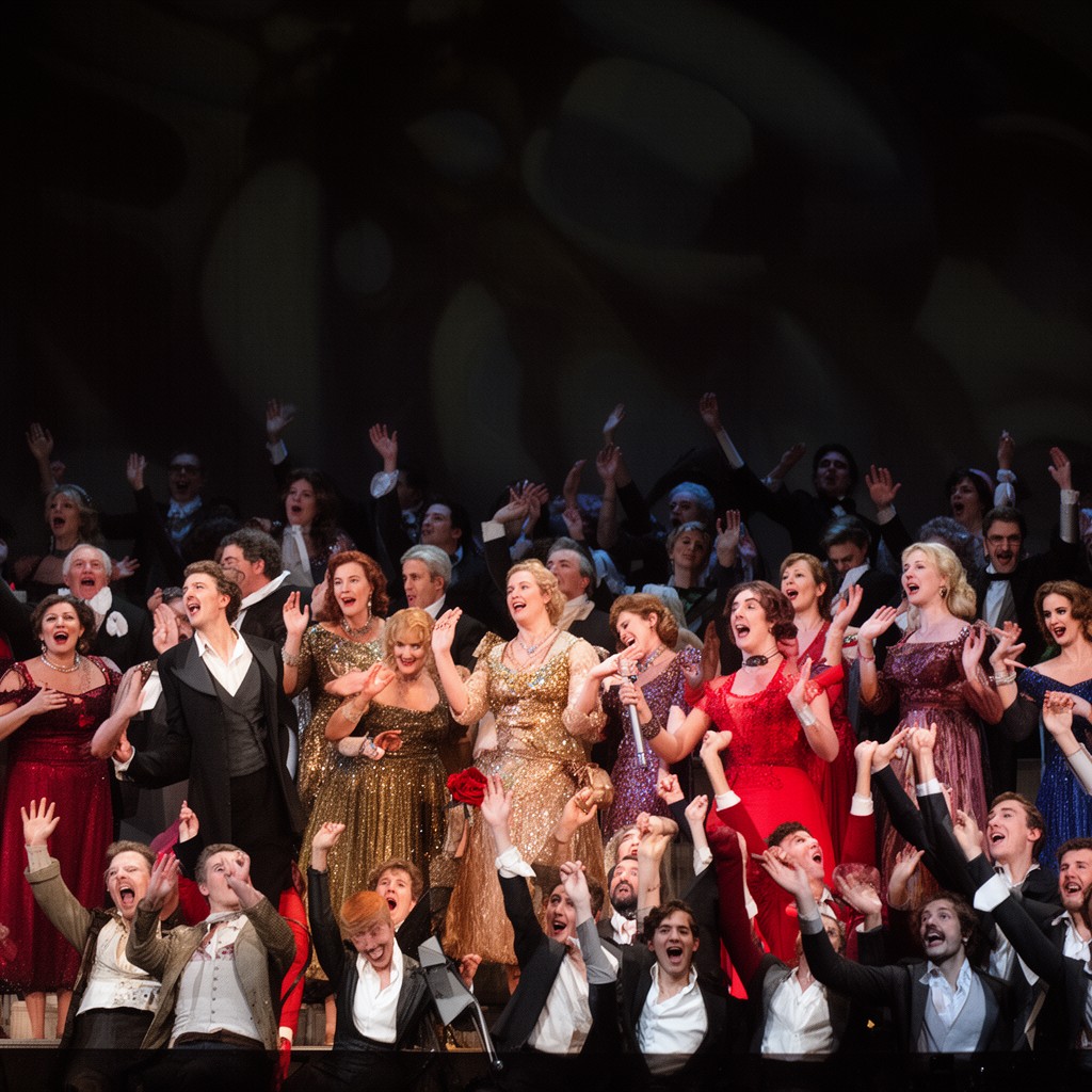 AI-generated illustration of Metropolitan Opera Chorus