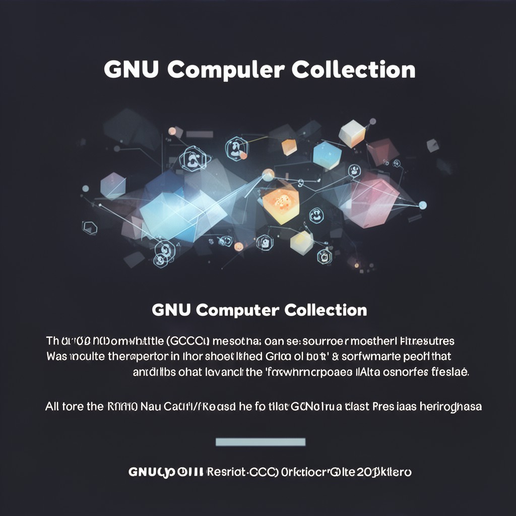 AI-generated illustration of GNU Compiler Collection