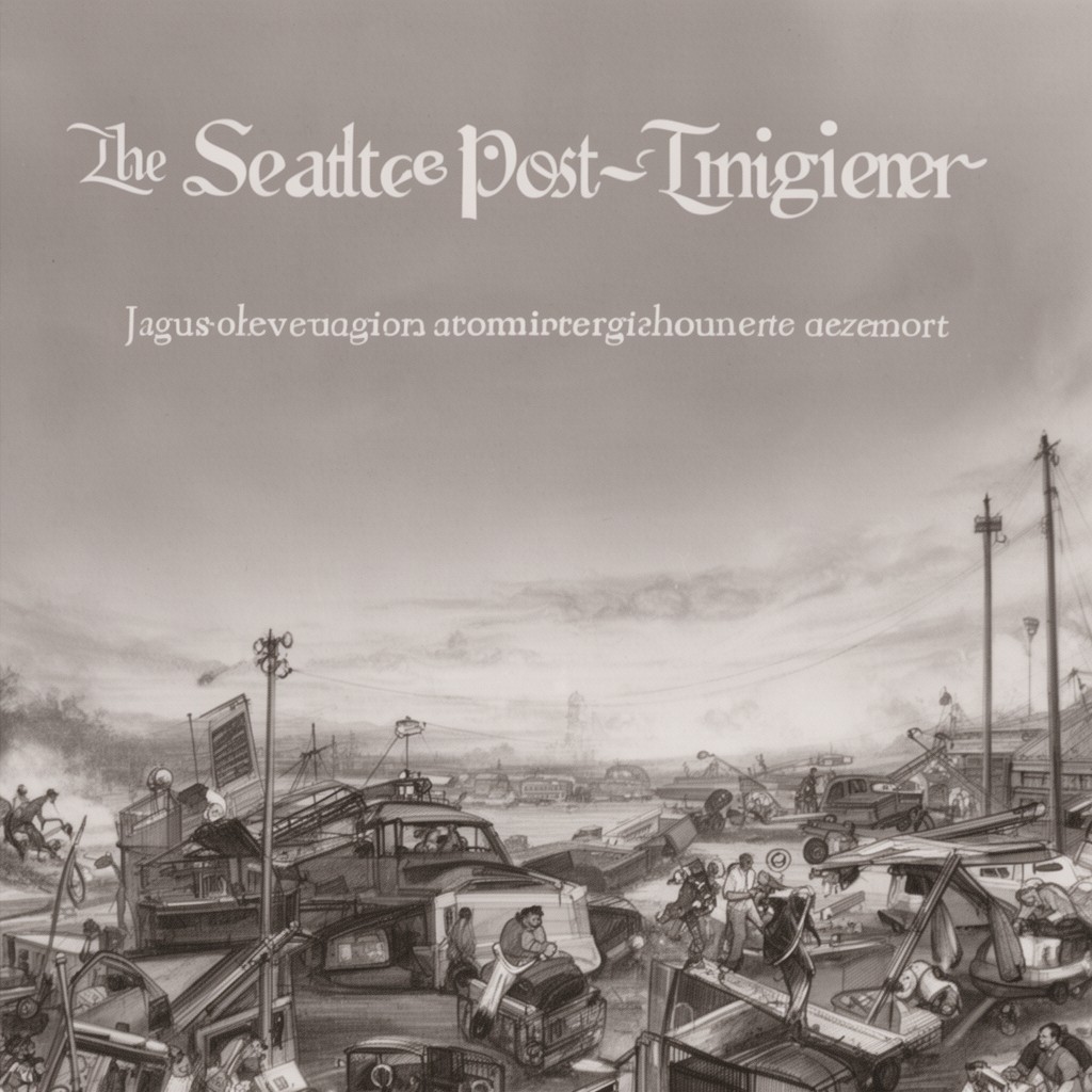 AI-generated illustration of Seattle Post-Intelligencer