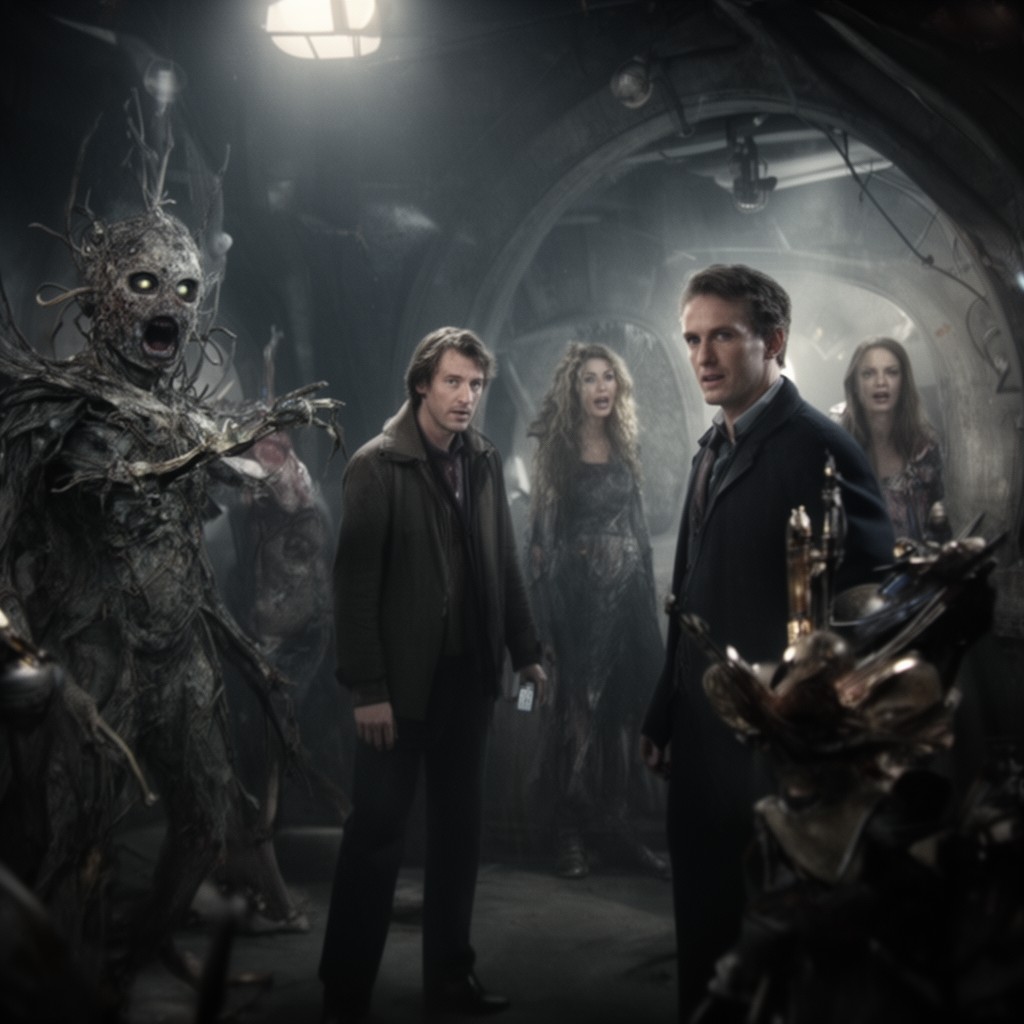 AI-generated illustration of Doctor Who episode "The Time of Angels"