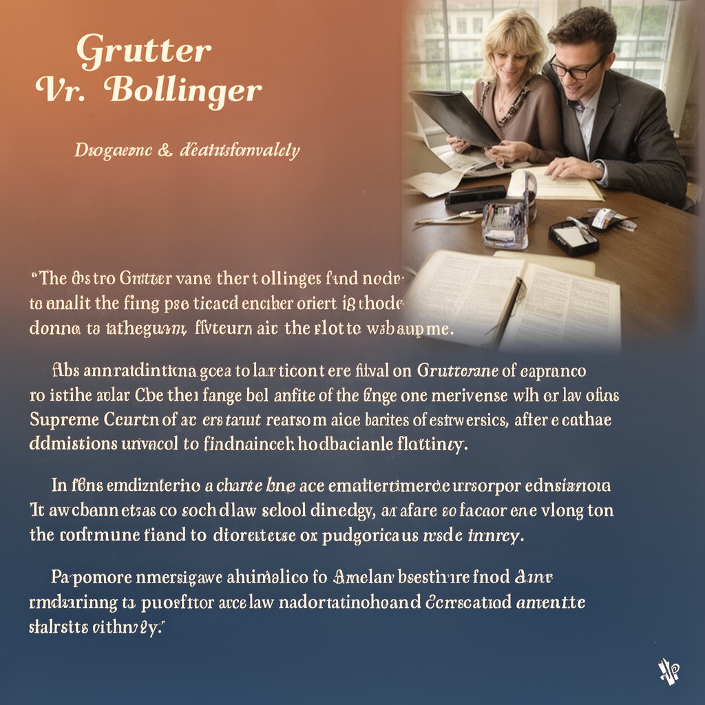 AI-generated illustration of Grutter v. Bollinger