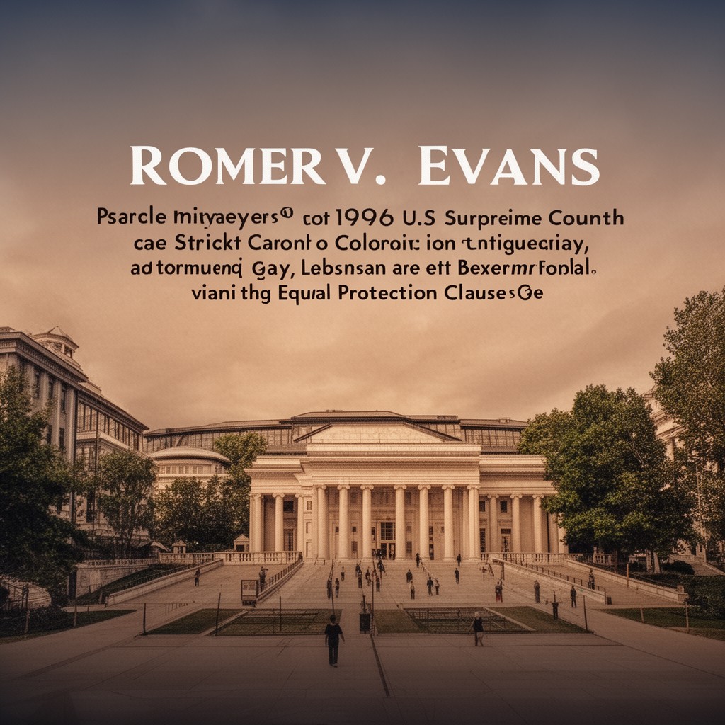 AI-generated illustration of Romer v. Evans