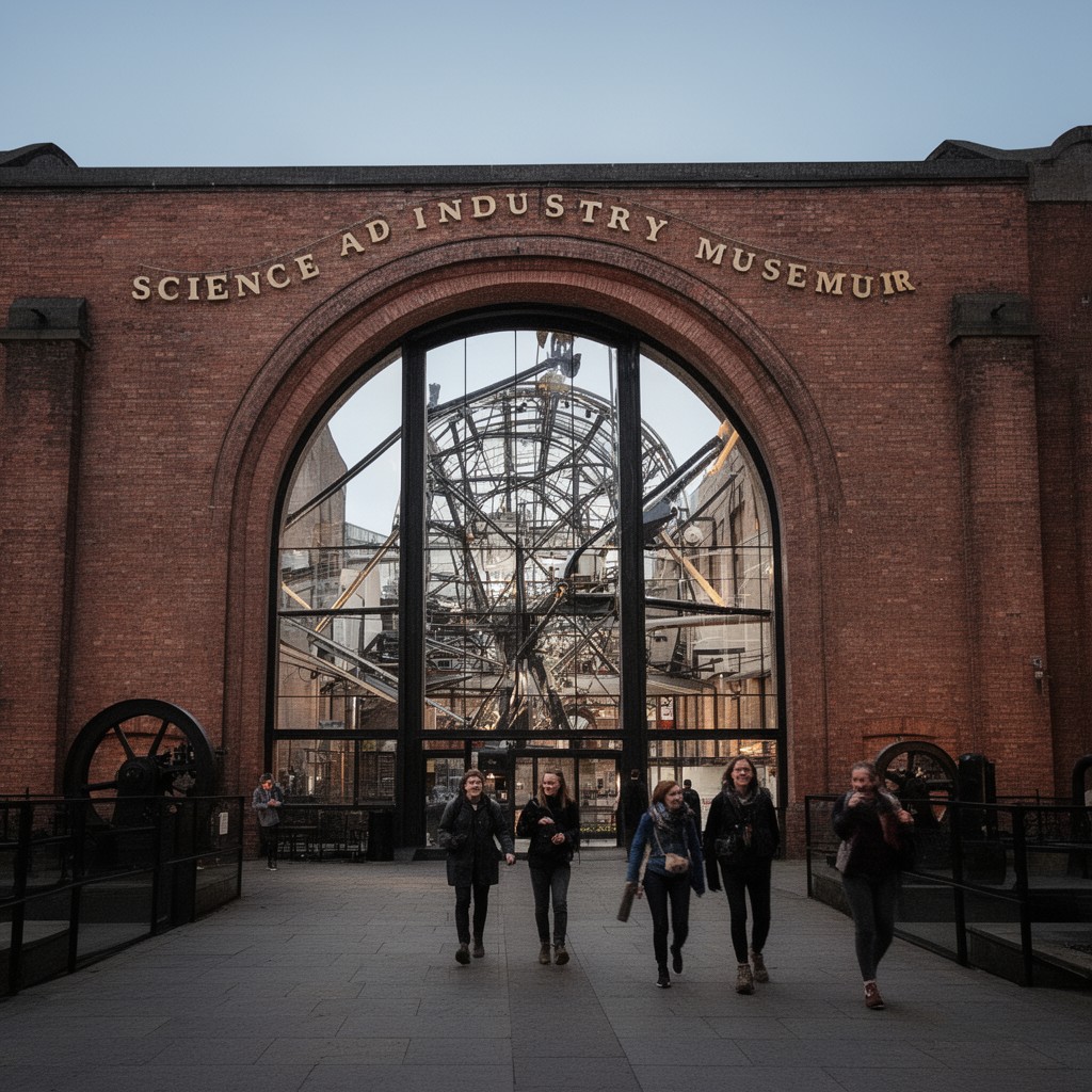 AI-generated illustration of Science and Industry Museum