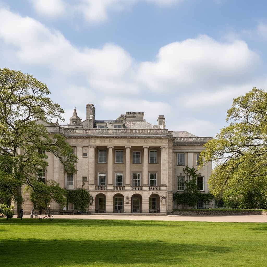 AI-generated illustration of Pell Wall Hall
