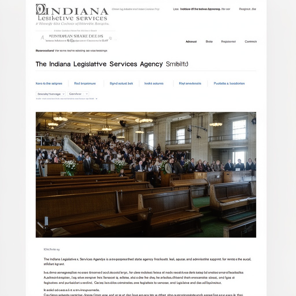 AI-generated illustration of Indiana Legislative Services Agency