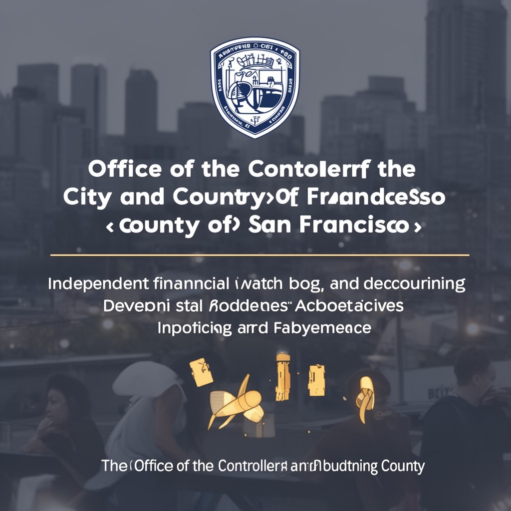 AI-generated illustration of Office of the Controller of the City and County of San Francisco
