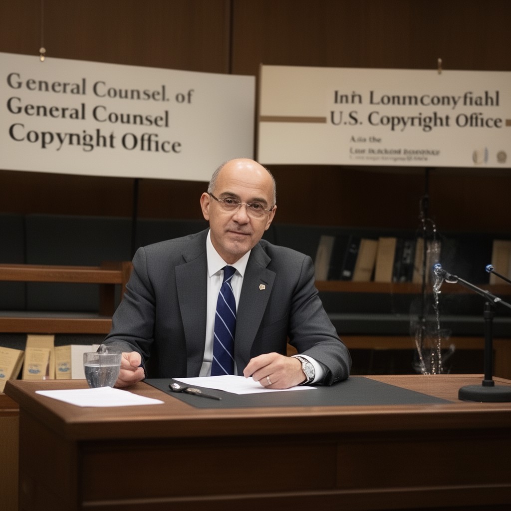 AI-generated illustration of General Counsel of the U.S. Copyright Office