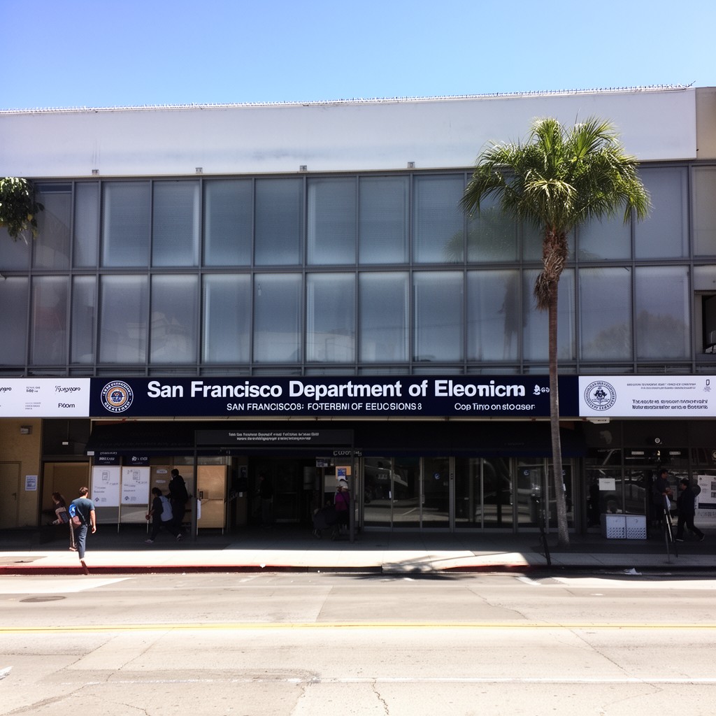 AI-generated illustration of San Francisco Department of Elections