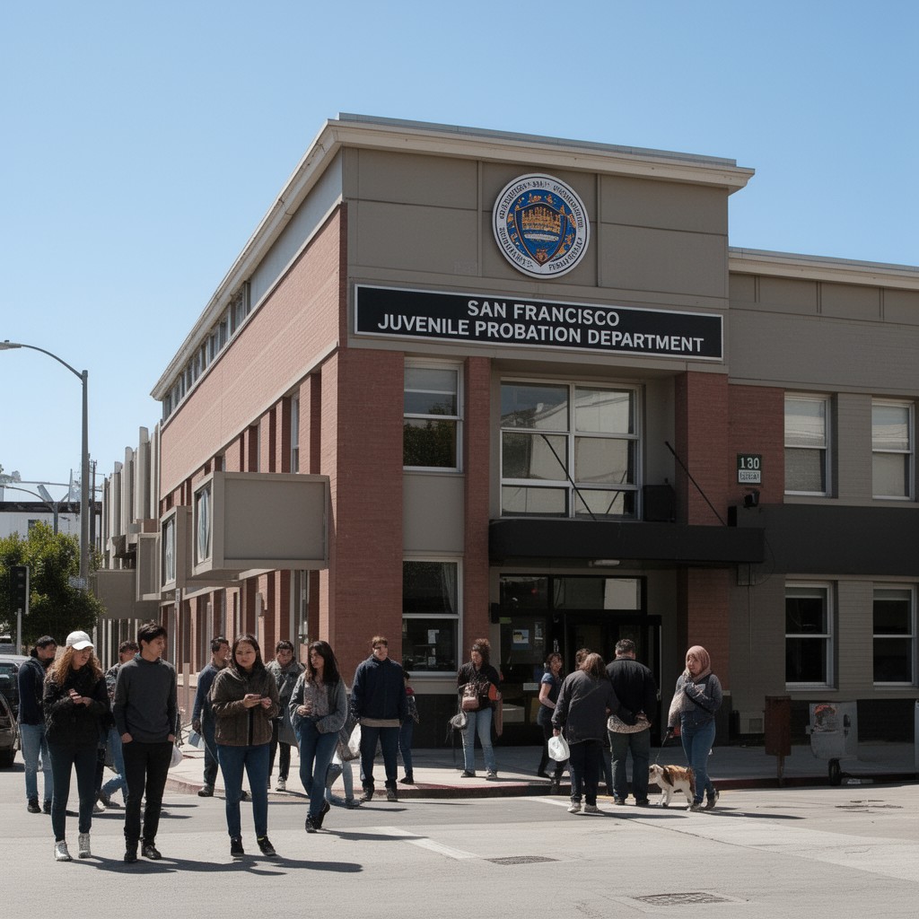 AI-generated illustration of San Francisco Juvenile Probation Department