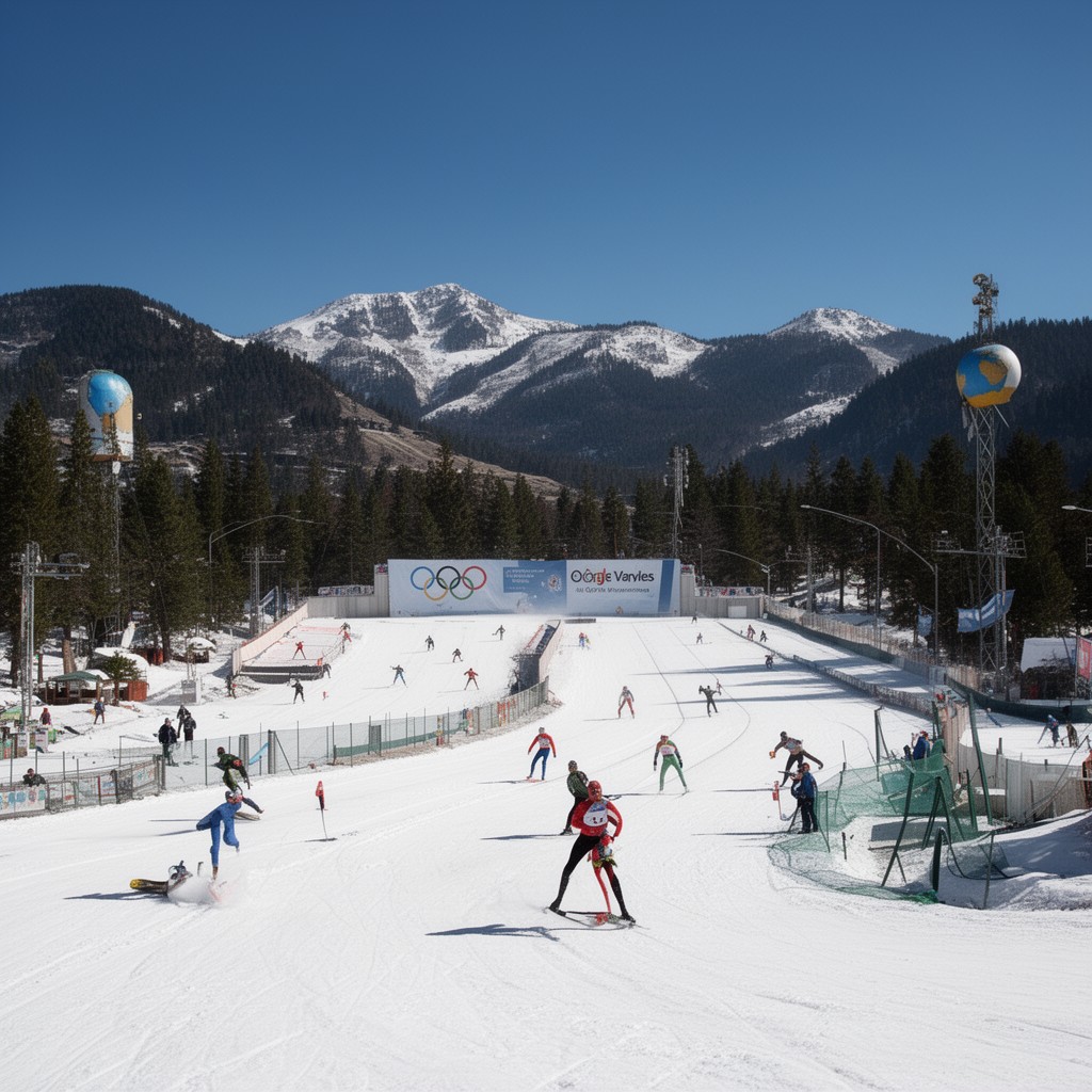 AI-generated illustration of VIII Olympic Winter Games