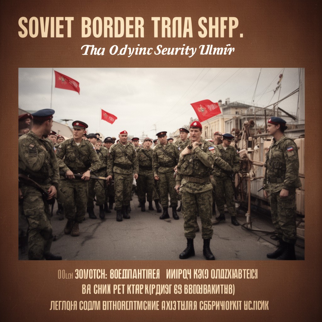 AI-generated illustration of Soviet Border Troops