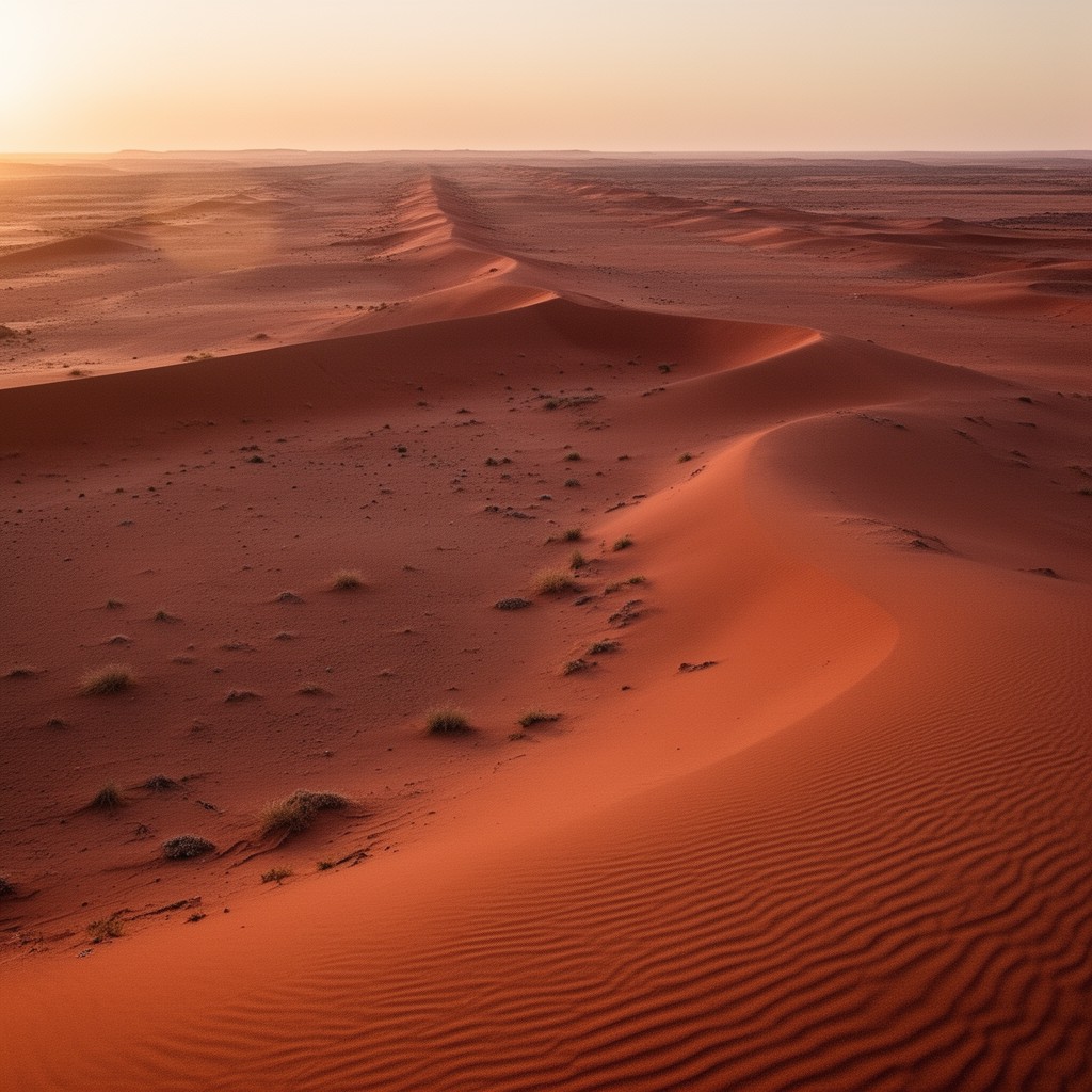 AI-generated illustration of Ad Dahna Desert
