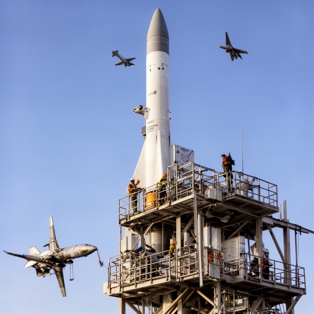 AI-generated illustration of Air Force Nuclear Weapons Center