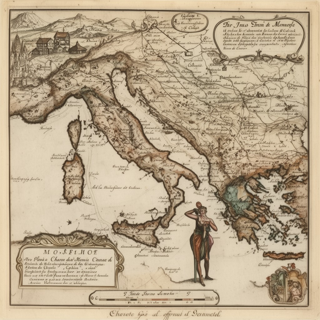 AI-generated illustration of Italian War of 1542–1546