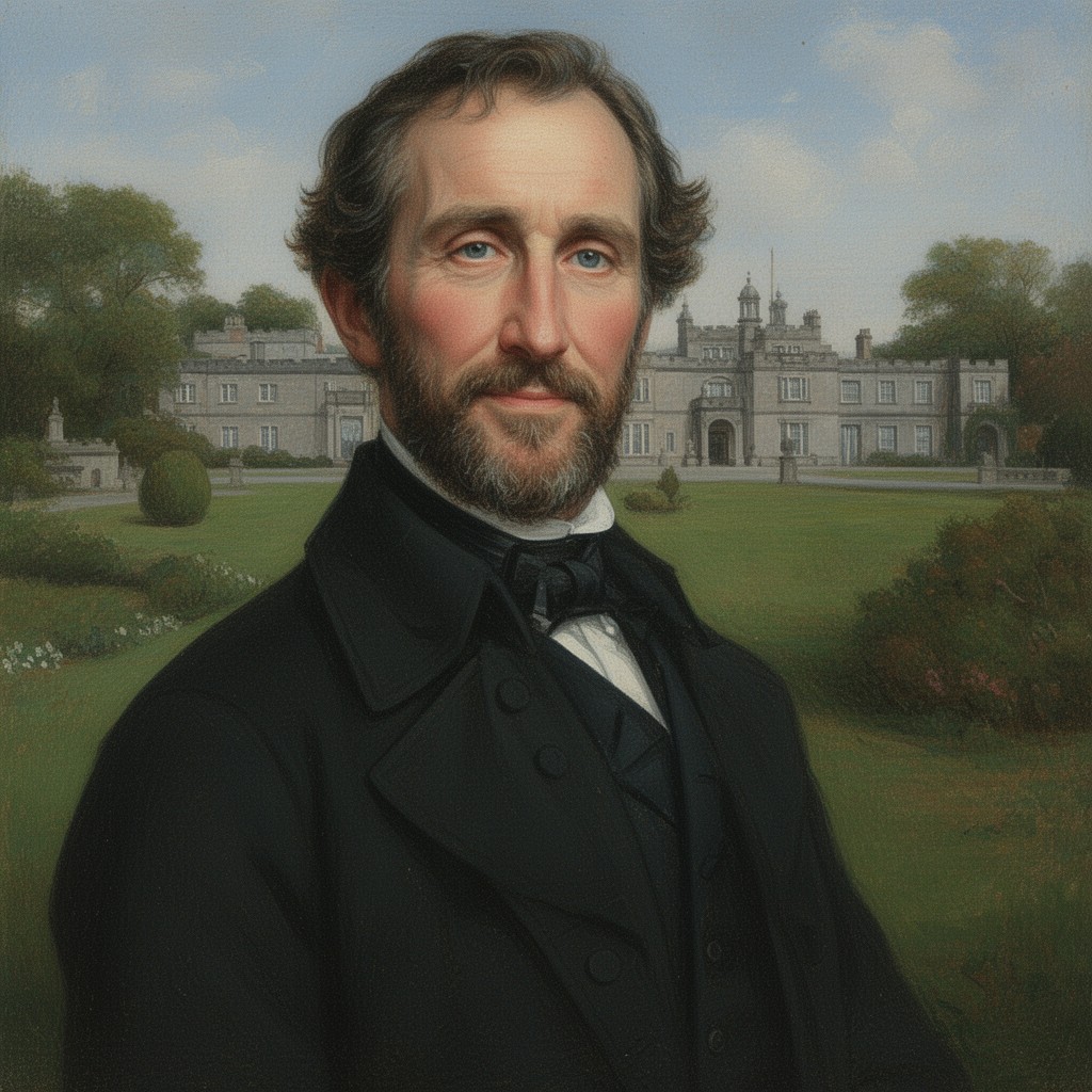 AI-generated illustration of Viscount Powerscourt