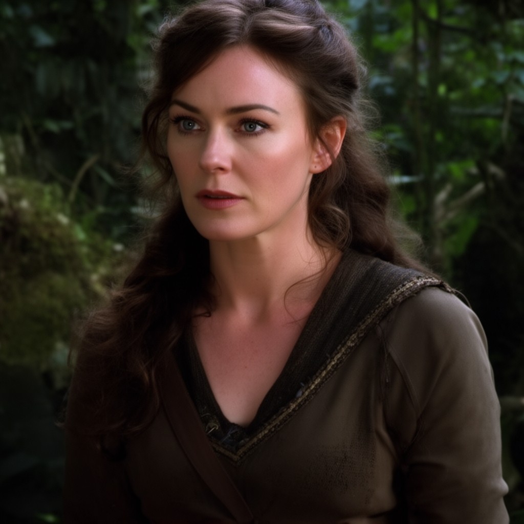 AI-generated illustration of Joanne Whalley