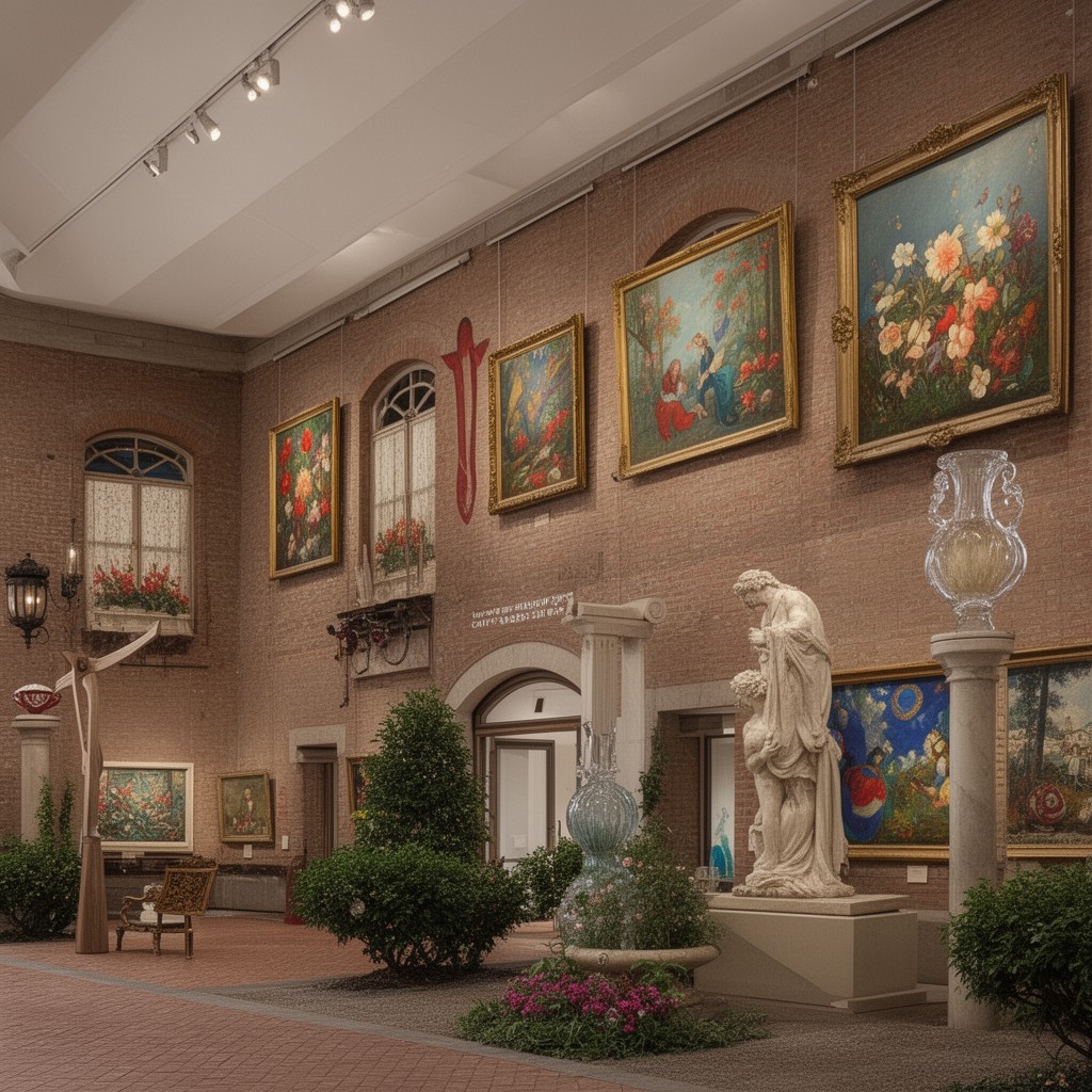 AI-generated illustration of Chrysler Museum of Art