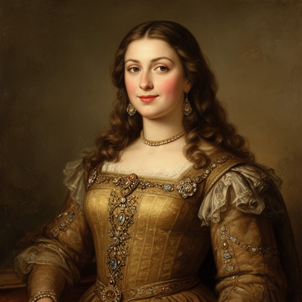 AI-generated illustration of Maria Miloslavskaya
