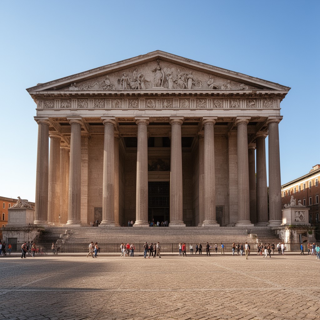 AI-generated illustration of Temple of Venus and Roma