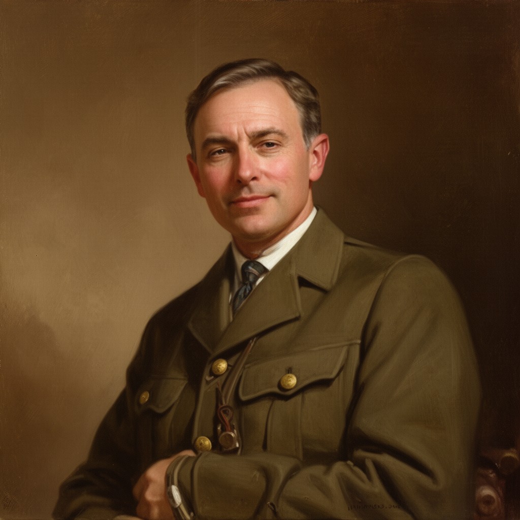 AI-generated illustration of Charles Vere Ferrers Townshend