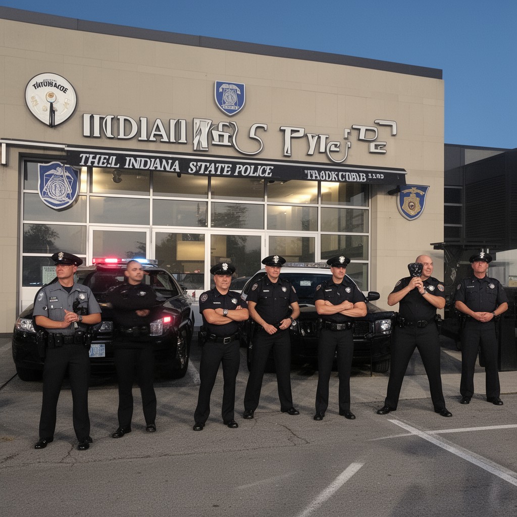 AI-generated illustration of Indiana State Police
