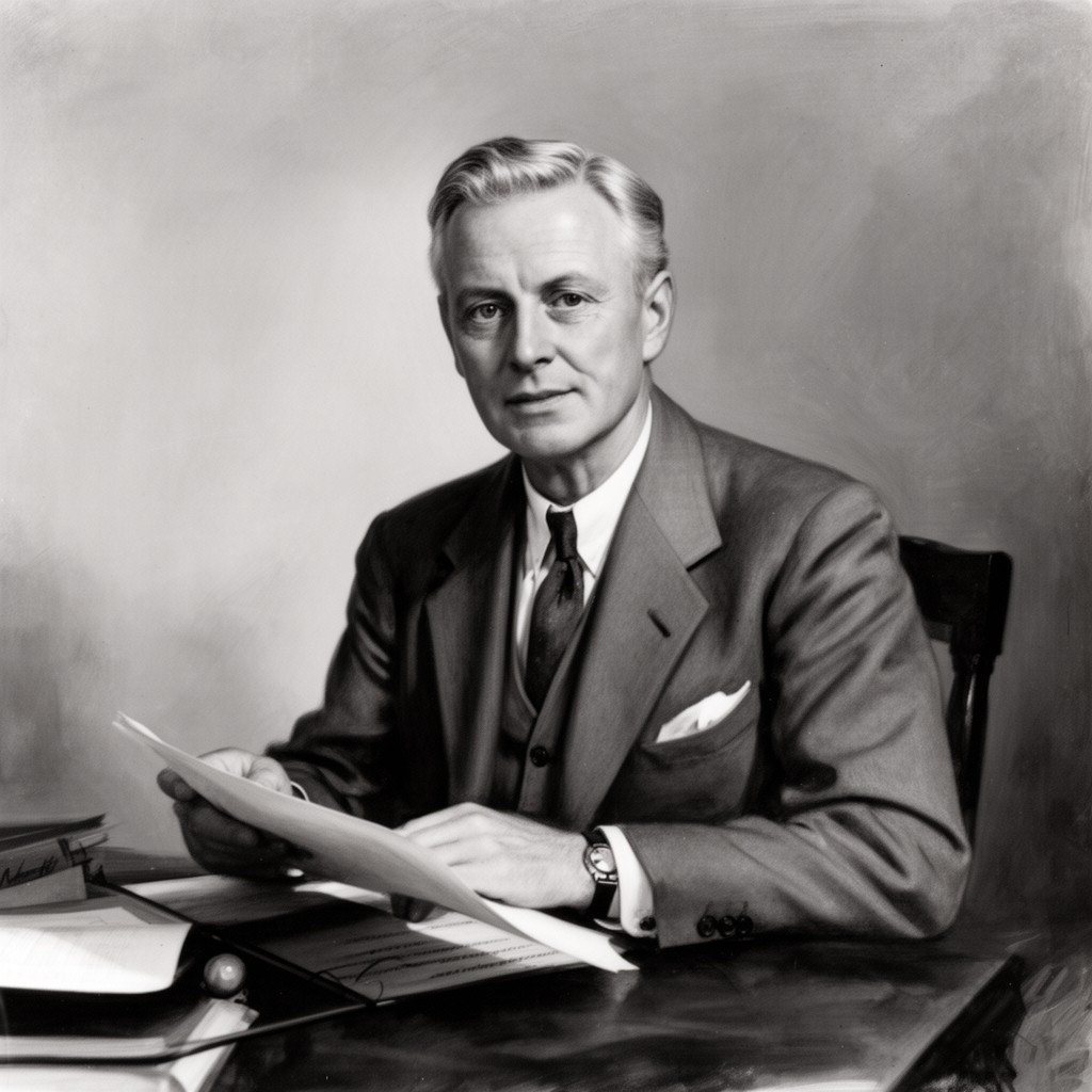 AI-generated illustration of John Moors Cabot