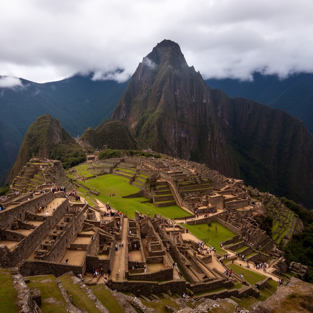 AI-generated illustration of Machu Picchu