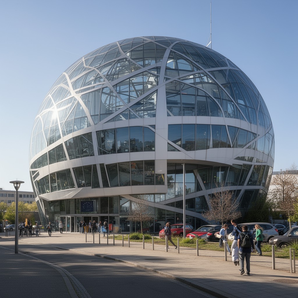 AI-generated illustration of European Astronaut Centre