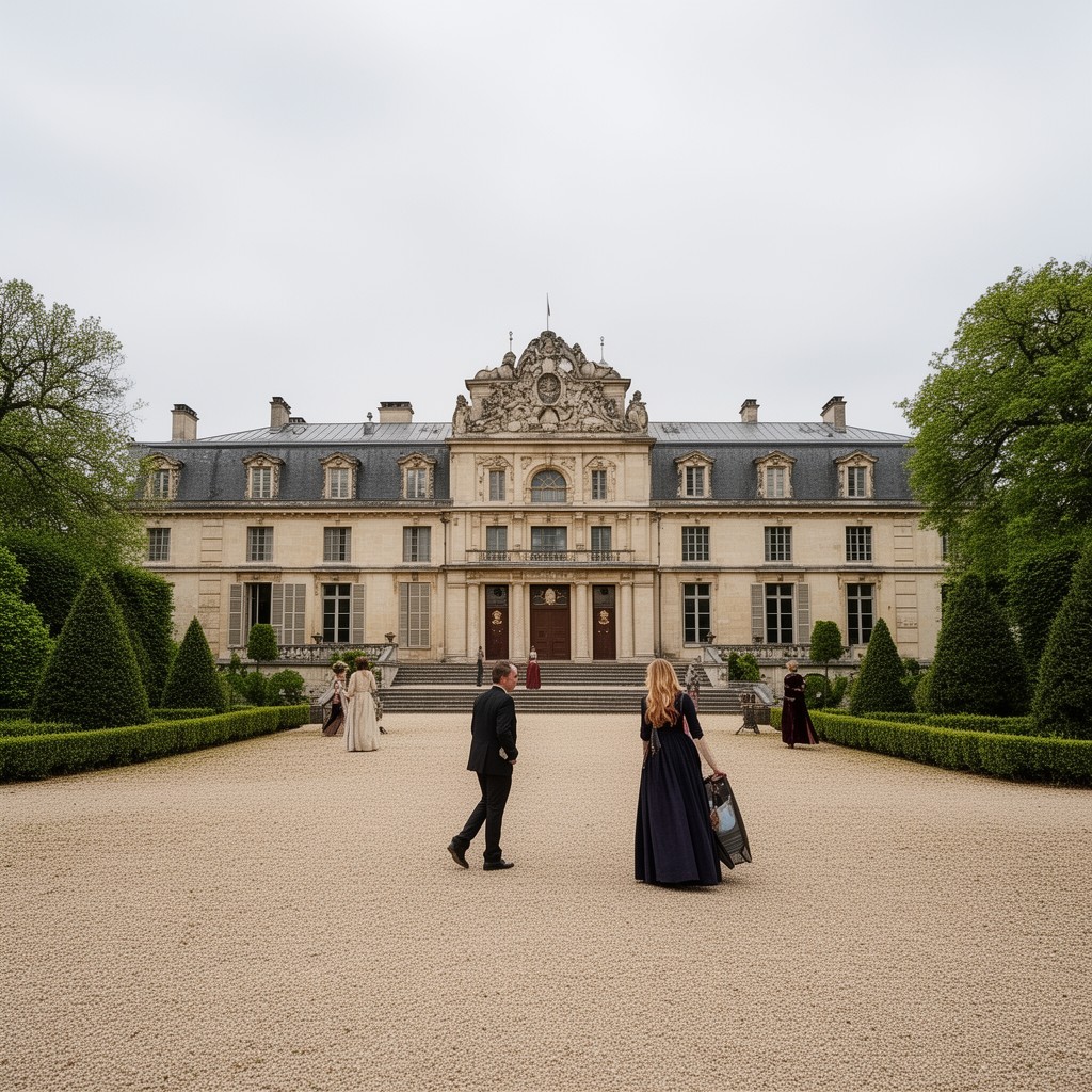 AI-generated illustration of Château de Colombes