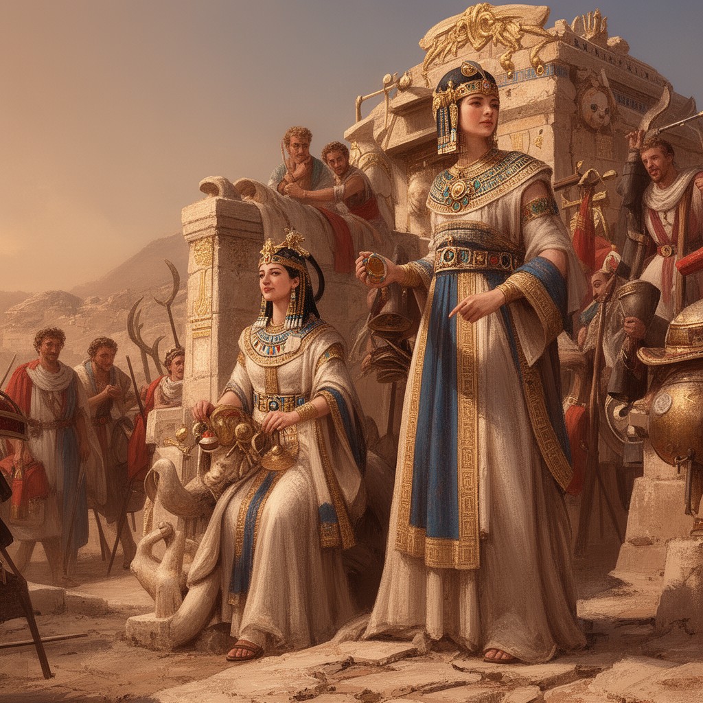 AI-generated illustration of Cleopatra of Jerusalem