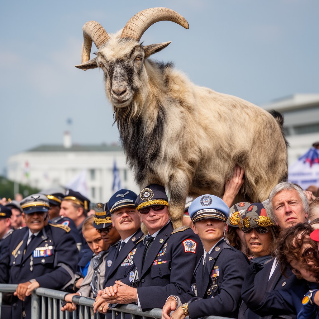 AI-generated illustration of Bill the Goat