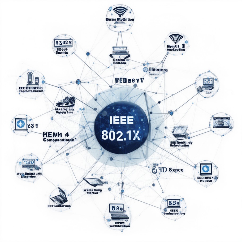AI-generated illustration of IEEE 802.1X