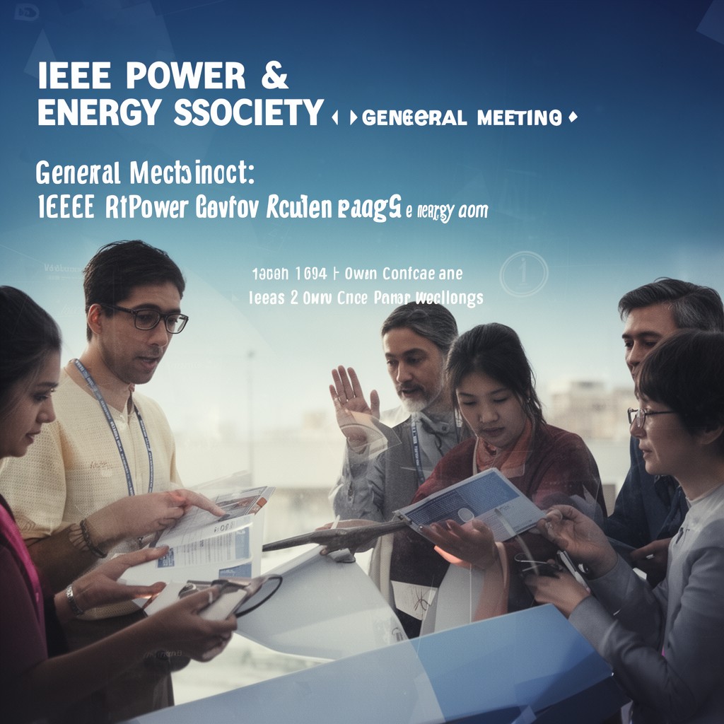 AI-generated illustration of IEEE Power & Energy Society General Meeting