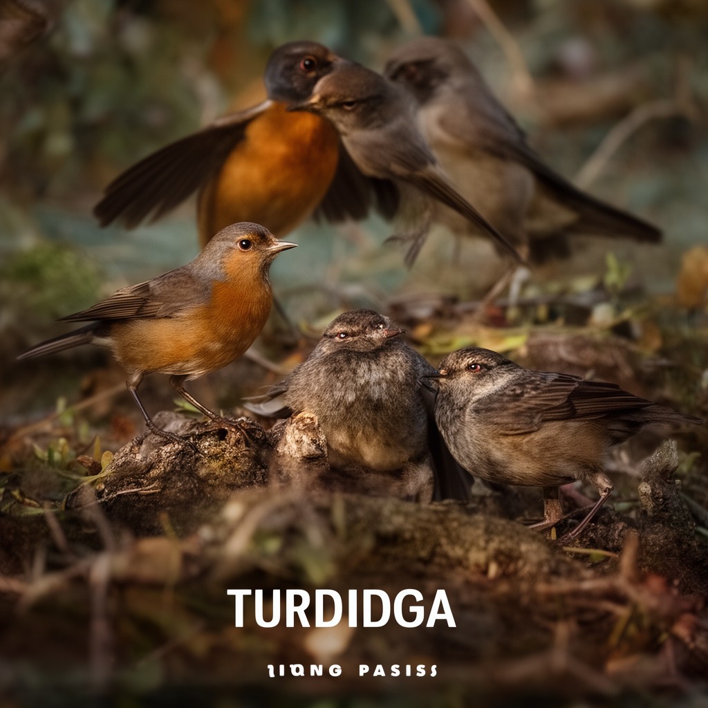 AI-generated illustration of Turdidae