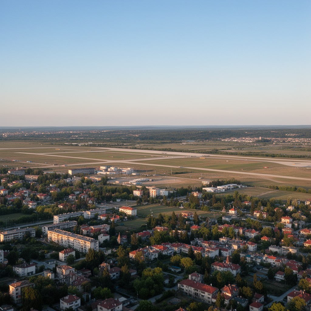 AI-generated illustration of Surčin