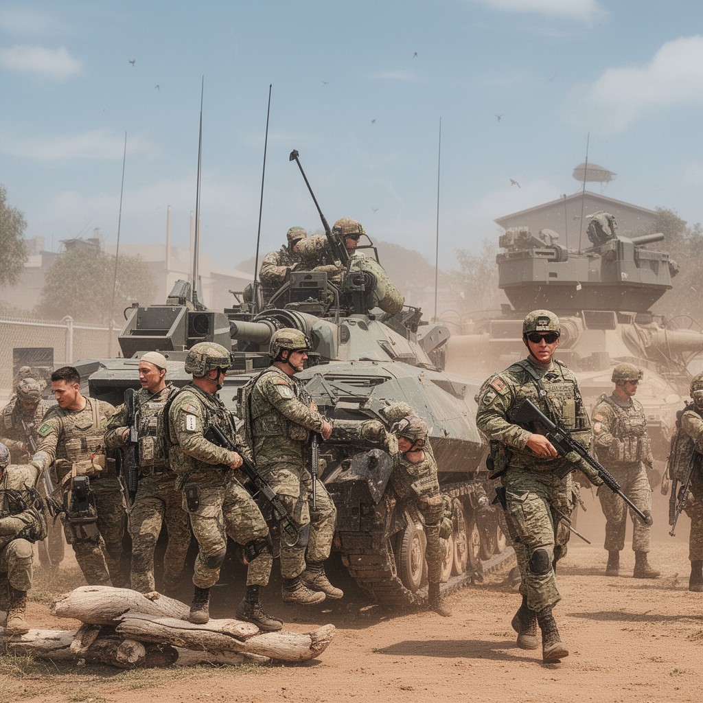 AI-generated illustration of Royal Australian Regiment