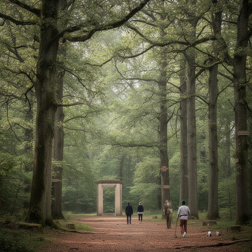 AI-generated illustration of Compiègne Forest
