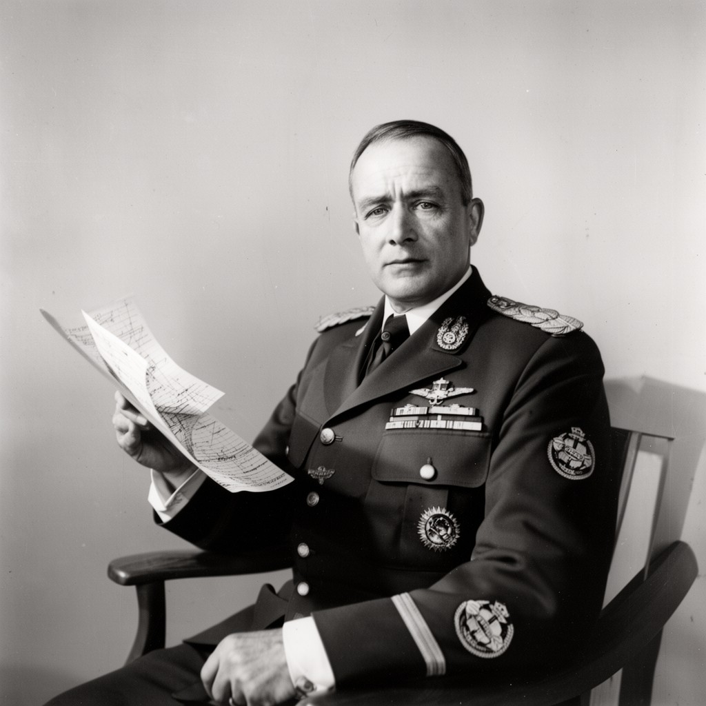 AI-generated illustration of Admiral Rosslyn Wemyss