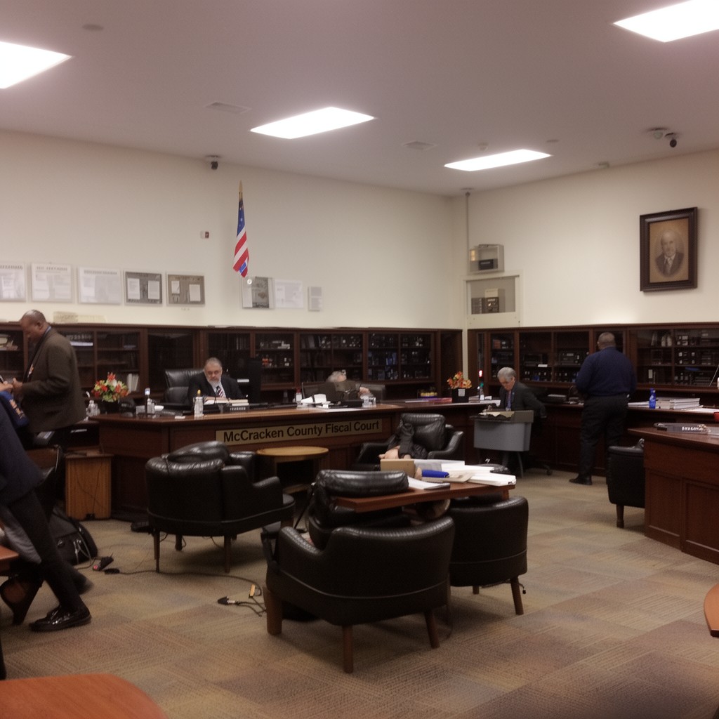 AI-generated illustration of McCracken County Fiscal Court