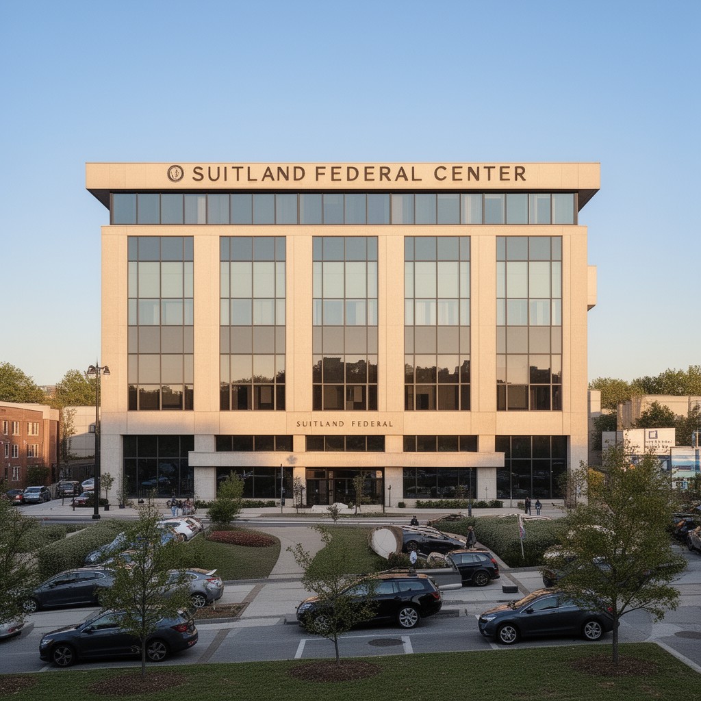 AI-generated illustration of Suitland Federal Center
