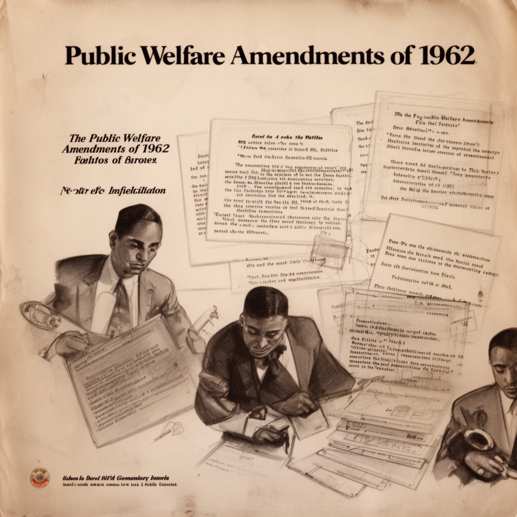 AI-generated illustration of Public Welfare Amendments of 1962